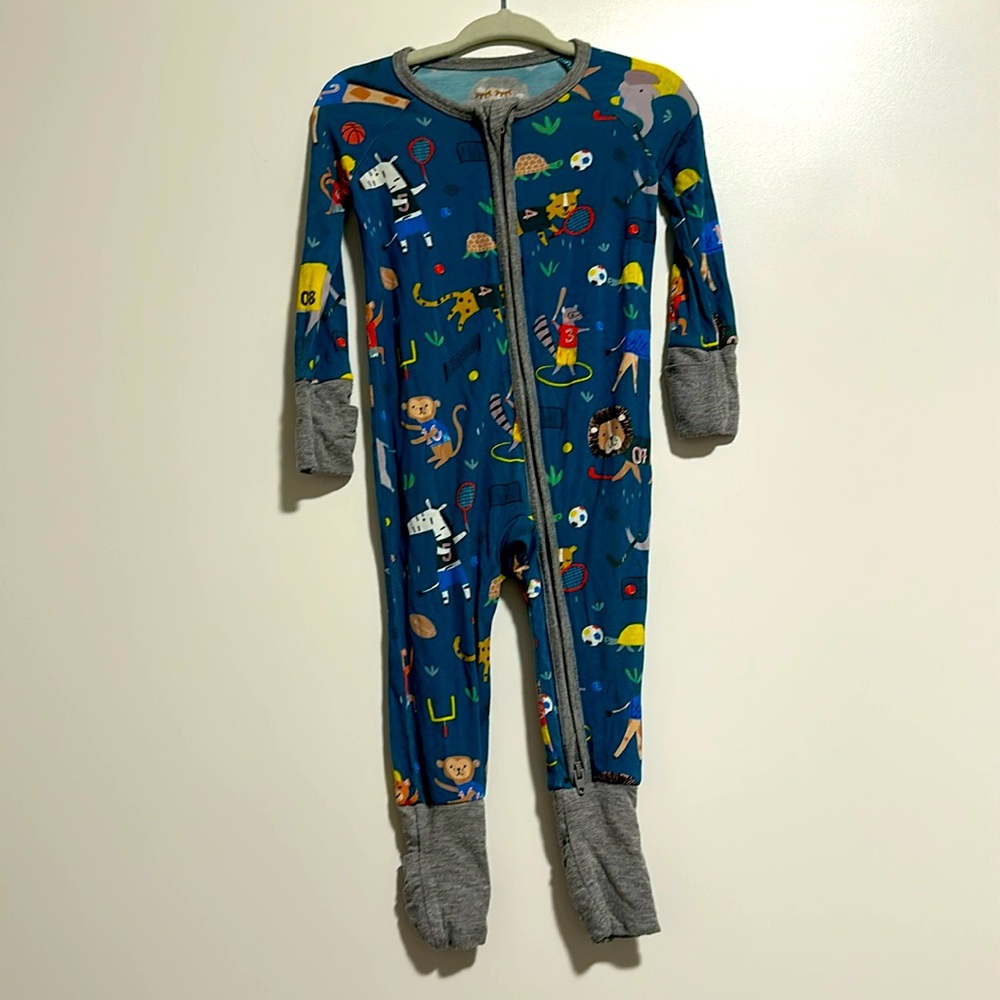 Little Sleepies Jungle Gym Zippy 3-6m